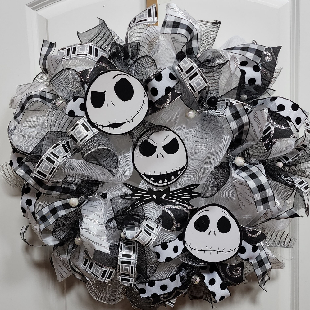 Nightmare Before Christmas/ Jack Skellington Wreath